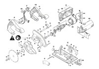 Bosch 3 603 E01 001 PKS 55 A Circular hand saw Spare Parts